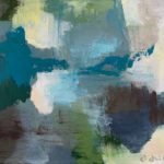 Landscape 2022 Mixed media on canvas (framed)